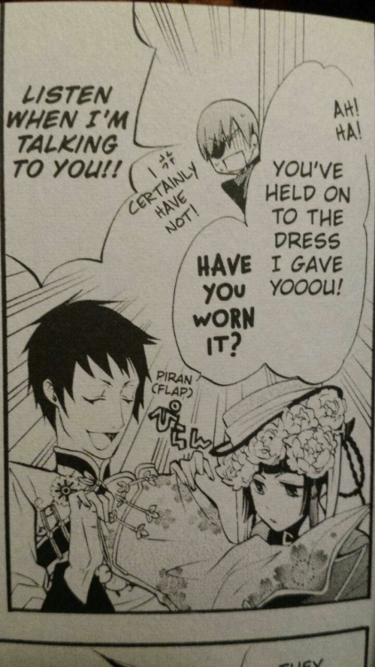 sebaciel-is-my-life:sebaciel-is-my-life:Remember that one SebaCiel pic Yana drew of them in the chinese outfits? I just bought this volume today and was reading and I saw this and so I compared it   Ciel you are a liar  update because I just wanted