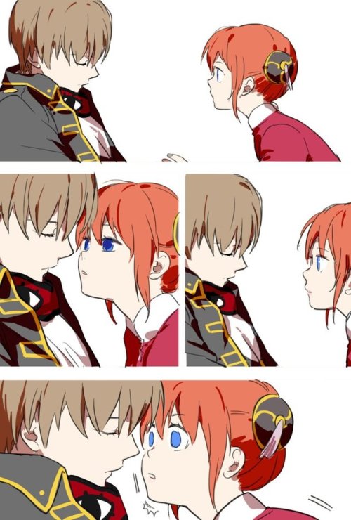 okita-kagura8:Gotta leave all this cuteness here because these two are just adorable ❤❤Credits to LO