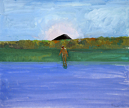 urgetocreate:  Paul Wonner, “Lake, Nude, Black Hill", 1967-68 