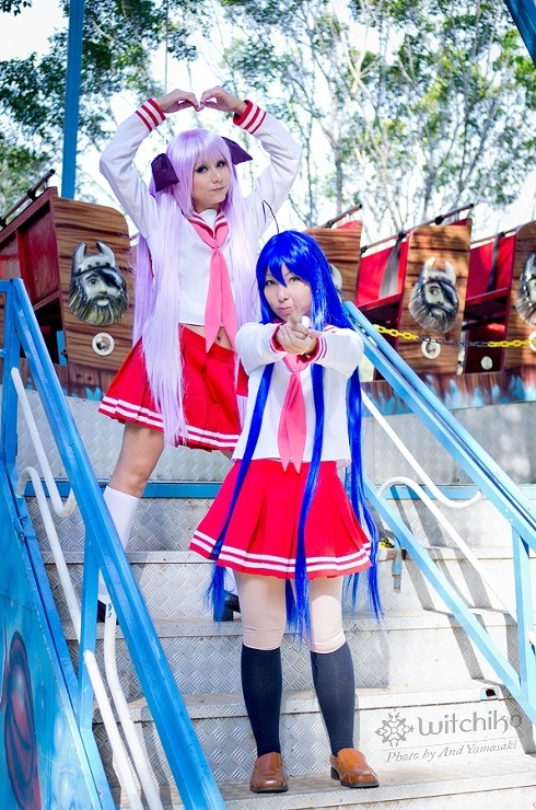 cosplayando:  more Lucky Star cosplay