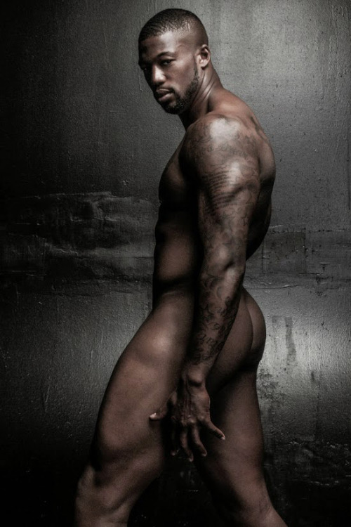 Pierre vuala naked black male model