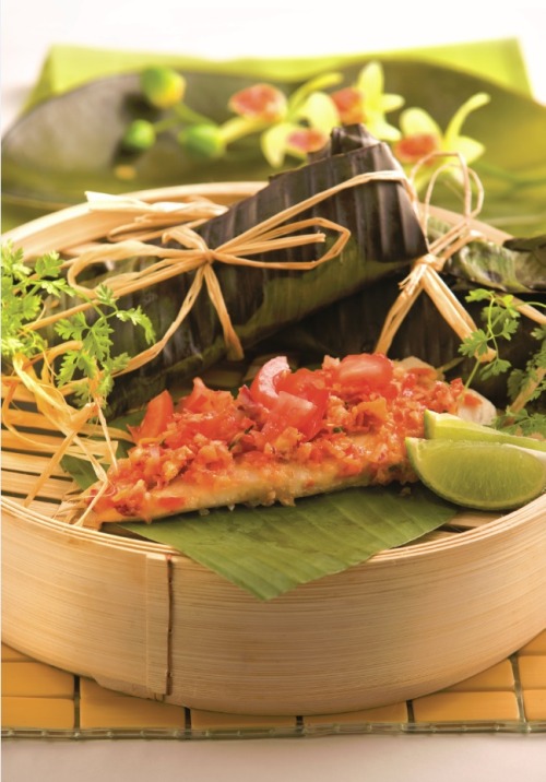 Grilled Sea Bass in Banana Leaf Wrap Recipe