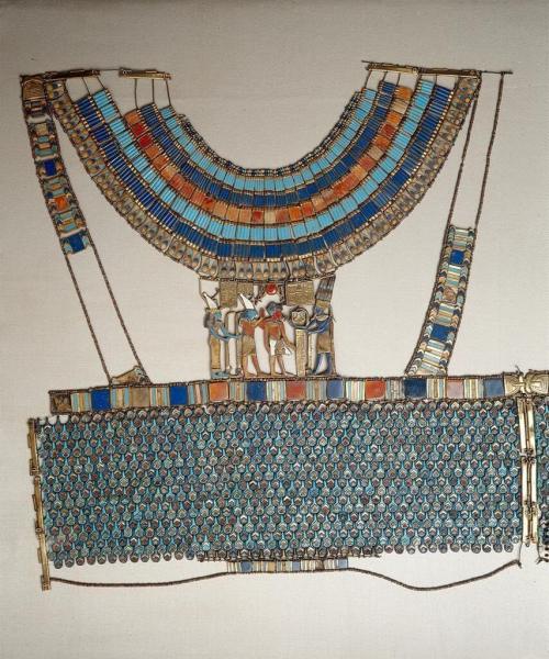 Corselet of TutankhamunThis combined corselet, collar, and pectoral, is a magnificent piece of jewel