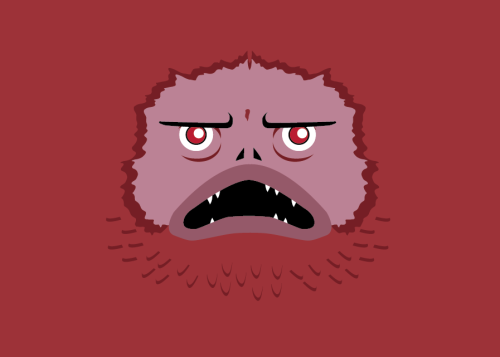 Pigmon vector drawing…. maybe I’ll do more of these with more kaiju later…. I du