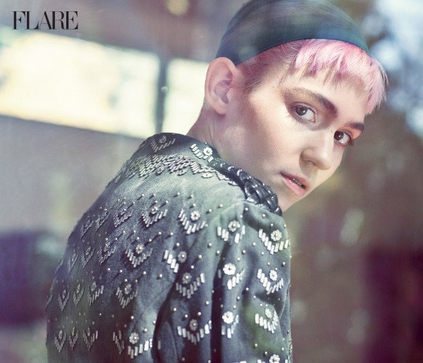 grimes-claireboucher:  Grimes for Flare Fashion Winter issue 2015Photographer: Nino