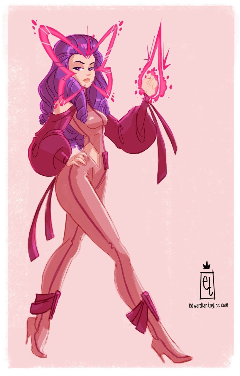 edwardiantaylor:Psylocke’s original Costume and body.  She was always one of my