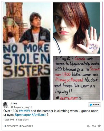 micdotcom:  1,200 aboriginal Canadian women have gone missing over the past 30 years.