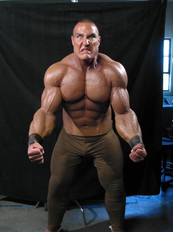 Vinnie Jones fake body as Juggernaut for x-men the last stand