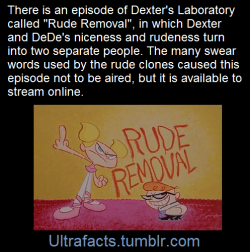 ultrafacts:    “Rude Removal” is a cartoon