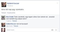 avorosszerint:  pityppang:  :)  nagyon tuti facebook ismerőseid vannak :D