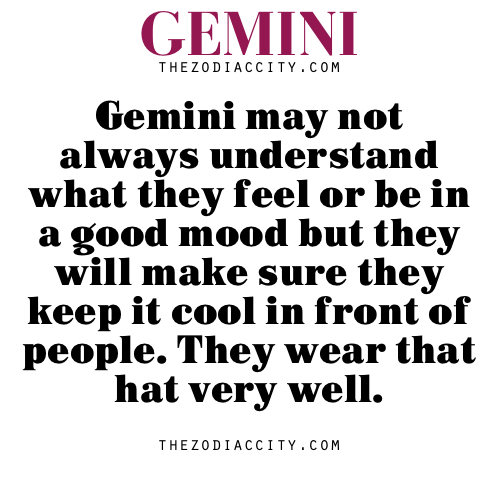 Things about a gemini