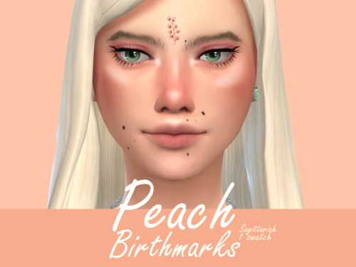 Peach Birthmarksbase game compatible1 swatchproperly taggedenabled for all occultsdisabled for rando