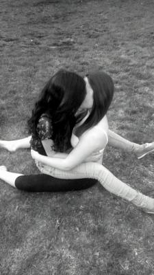 adorablelesbiancouples:  Tylah and me &lt;3  Me on the left, her on the right((: