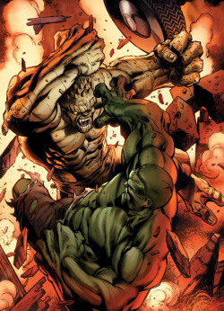 rockofeternity:  HULK vs. Abomination —