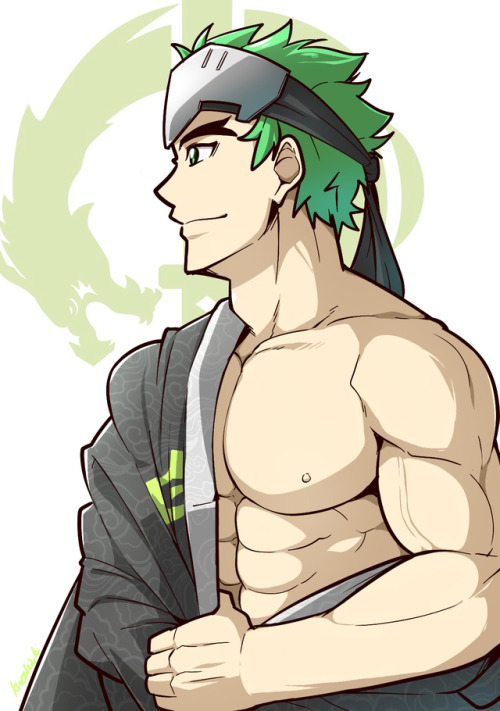 Porn Pics kuroshinkix:  Quick Art: Yukata Genji~