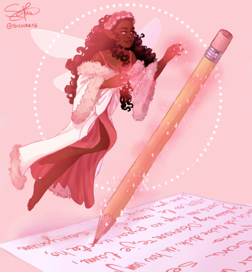 Third faery, a rose one with girly aesthetic! (Still following @dollipopart ‘s prompt lis