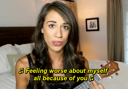 colleen-evans:  the only correct way to respond to mean comments (x) 