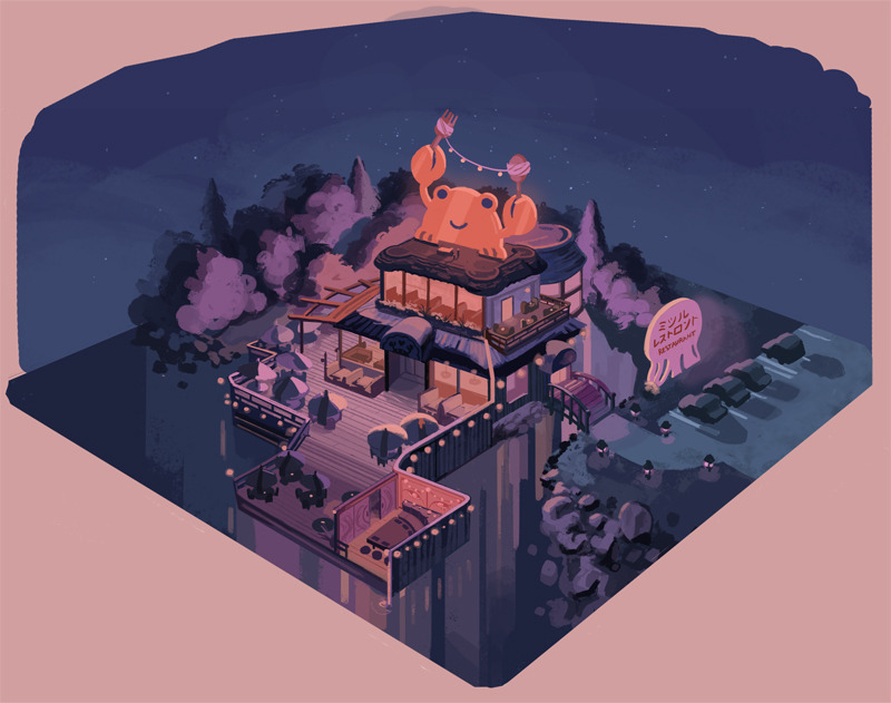 loopy-lupe:  Building designs (In the project, we were supposed to pick a fictional