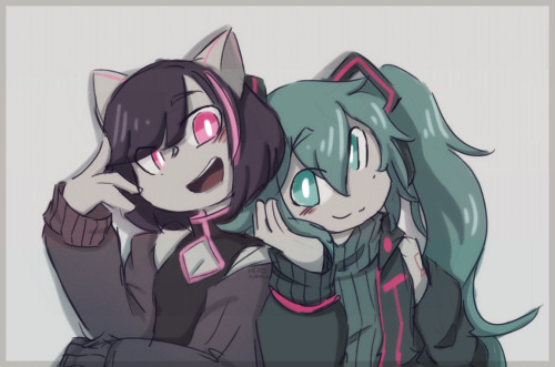 neko and miku