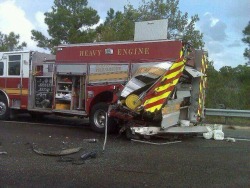 wetstuffontheredstuff:  thedaysofforever:pnw-cowboy:  policecars:  thedaysofforever:  &ldquo;Although we occasionally cause traffic delays, there is a reason why we position to block traffic, to protect our personnel operating on the highway.&rdquo; -