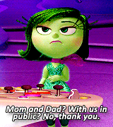 anastasiatremaine:  This is Disgust. She basically keeps Riley from being poisoned,
