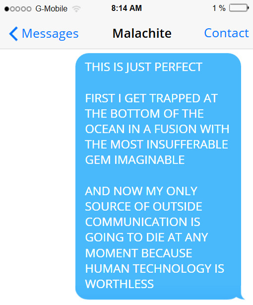 Goodbye, Malachite.