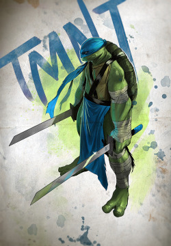 thecyberwolf:  TMNT - Leonardo Fan Art Created