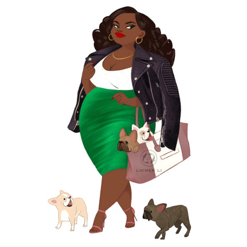 Lady with dog #4