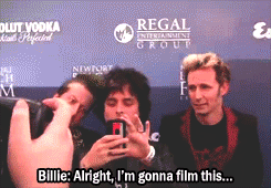 capital-emm:  Green Day arriving at the Newport Beach Film Festival 