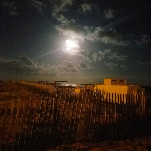 Full moon on Friday the 13th, Cape May, NJ