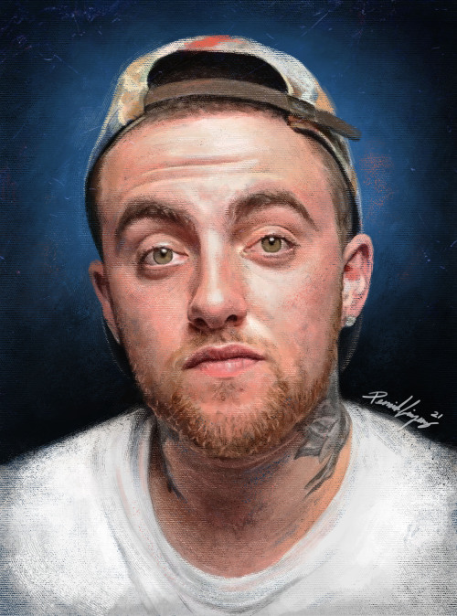 Have a GO:OD AM&hellip; here’s a painting of Mac for ya. 