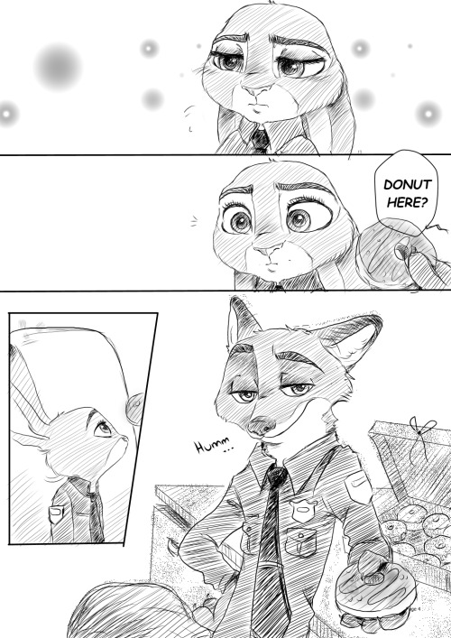 apedarling:  rem289:  SOMEONE I LIKE  "I don’t know if foxes wag their tail when they are happy. However, Nick can because he’s a cinnamon roll and I absolutely love him @aoimotion​" Original idea, Story and Dialogues by @aoimotion​