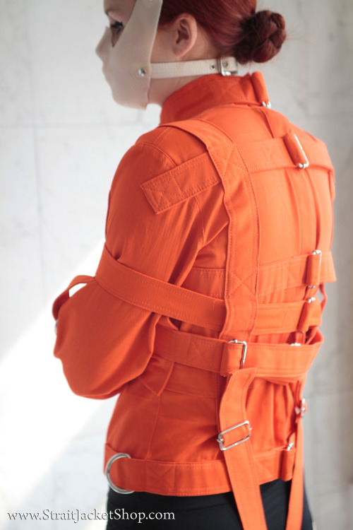 Orange is the New White!Orange Prisoner straitjacket available at: www.etsy.com/shop/St