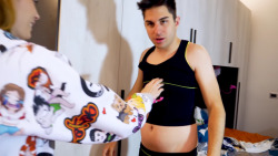 bellylovr:This is an italian youtuber called Anima, 2 years ago he had abs