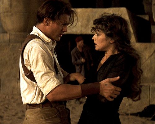 ceremonial:Brendan Fraser and Rachel Weisz in The Mummy (1999)