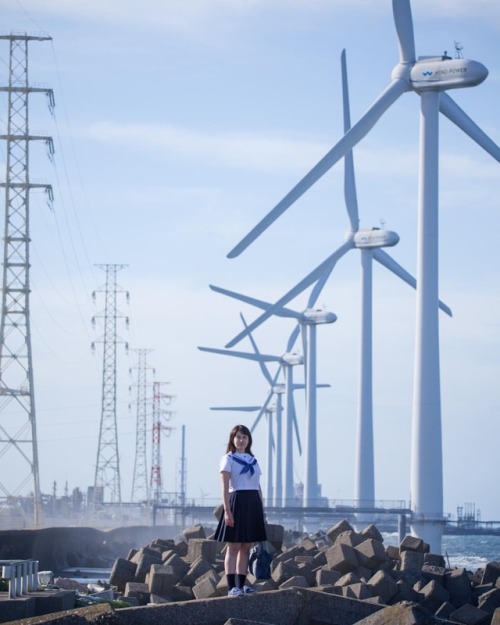 #portrait #photograph #photoshoot #japanese #japaneseview #schooluniform #girl #summer #架空荘 #kakuuso