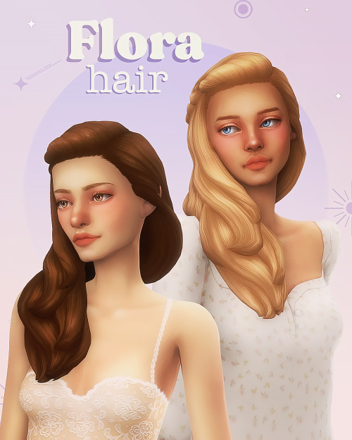 Flora hairHello! I always wanted to do my own take on this beautiful Maxis hair. It’s been res