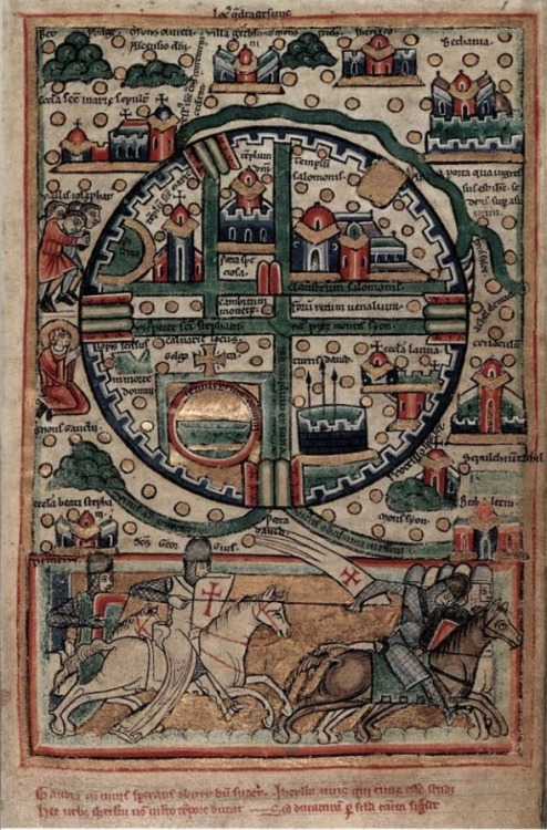 zerogate:A 12th-century plan of Christian-held Jerusalem and its environs.