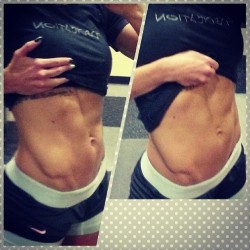 sexygymchicks:  @ms_sammy_b_fit: #dedication