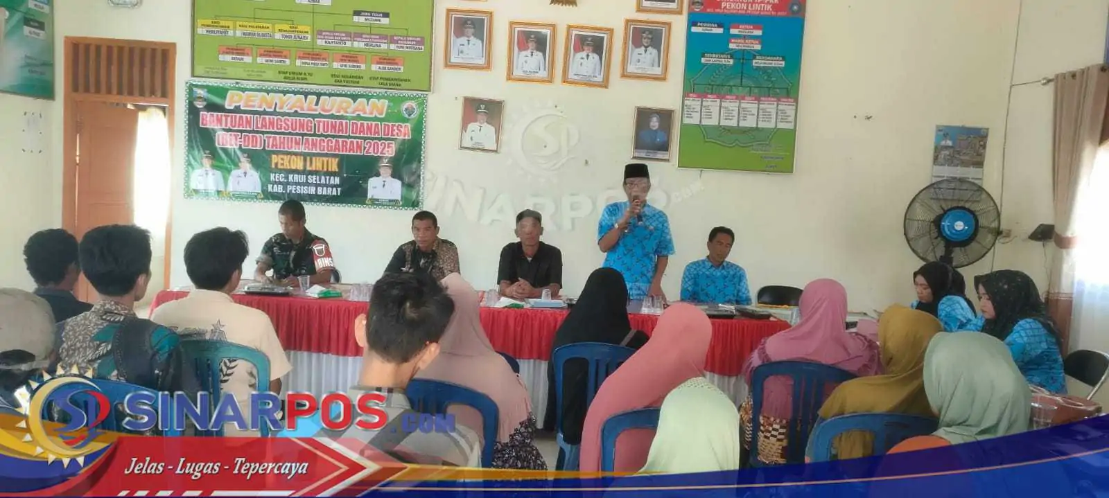Pekon Lintik Kecamatan Krui Selatan Realisasikan BLT-DD Tahap Ke 1 Tahun 2025 KE 20 KPM
