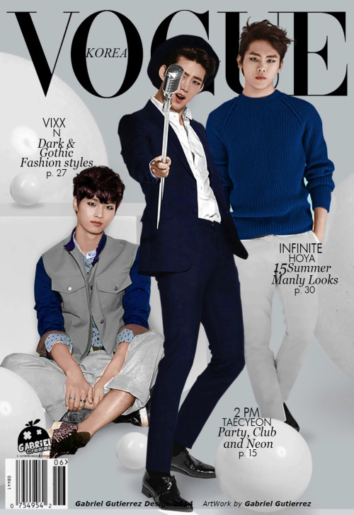 VOGUE: Kpop Kings (Bring the boys out)VIXX 2pm INFINITE M.B.L.A.Q BTS 2AM B1A4 B.A.P 유키스(U-KISS)BEAS