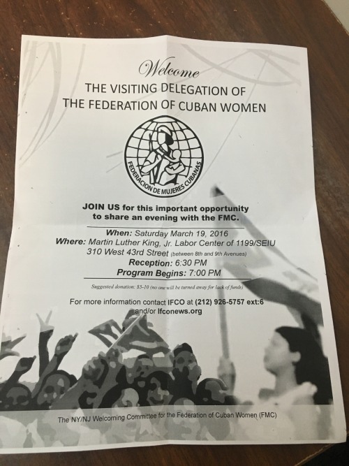 While you get ready for our event next week, check out this event and get to know the Federacion De 