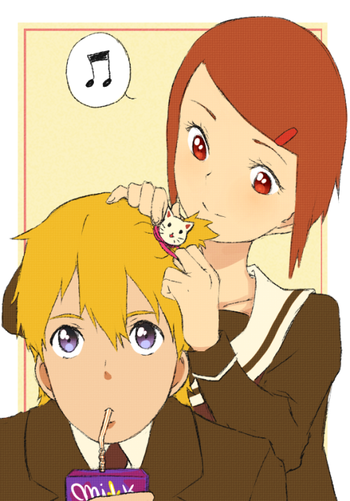 akeemi-art: This one is based on one of my headcanons, when Hikari get’s bored during classes 