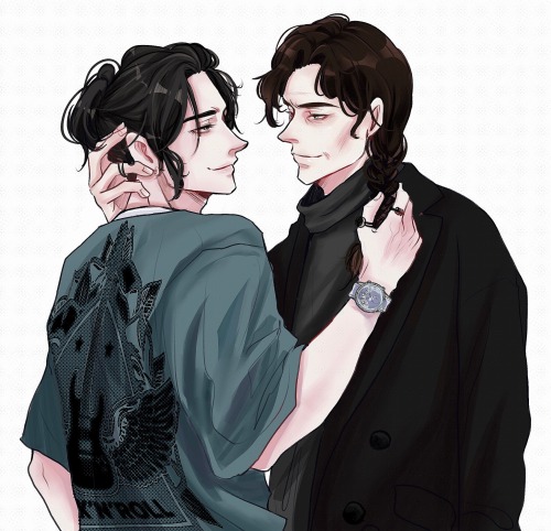 For My Dear @metalomagnetic Cause I Know She Loves Her Sirius/Voldemort Pair From It Runs Into Blood