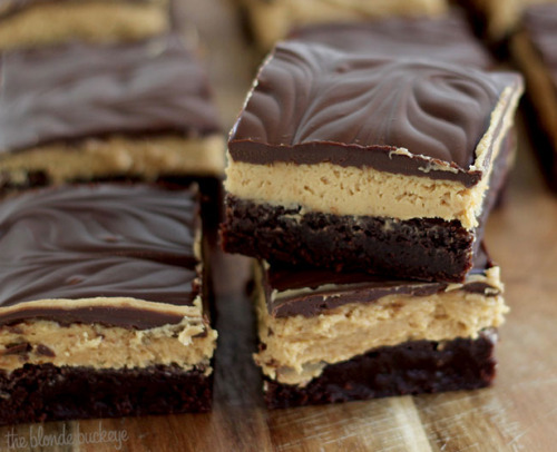 fullcravings:  Buckeye Brownies