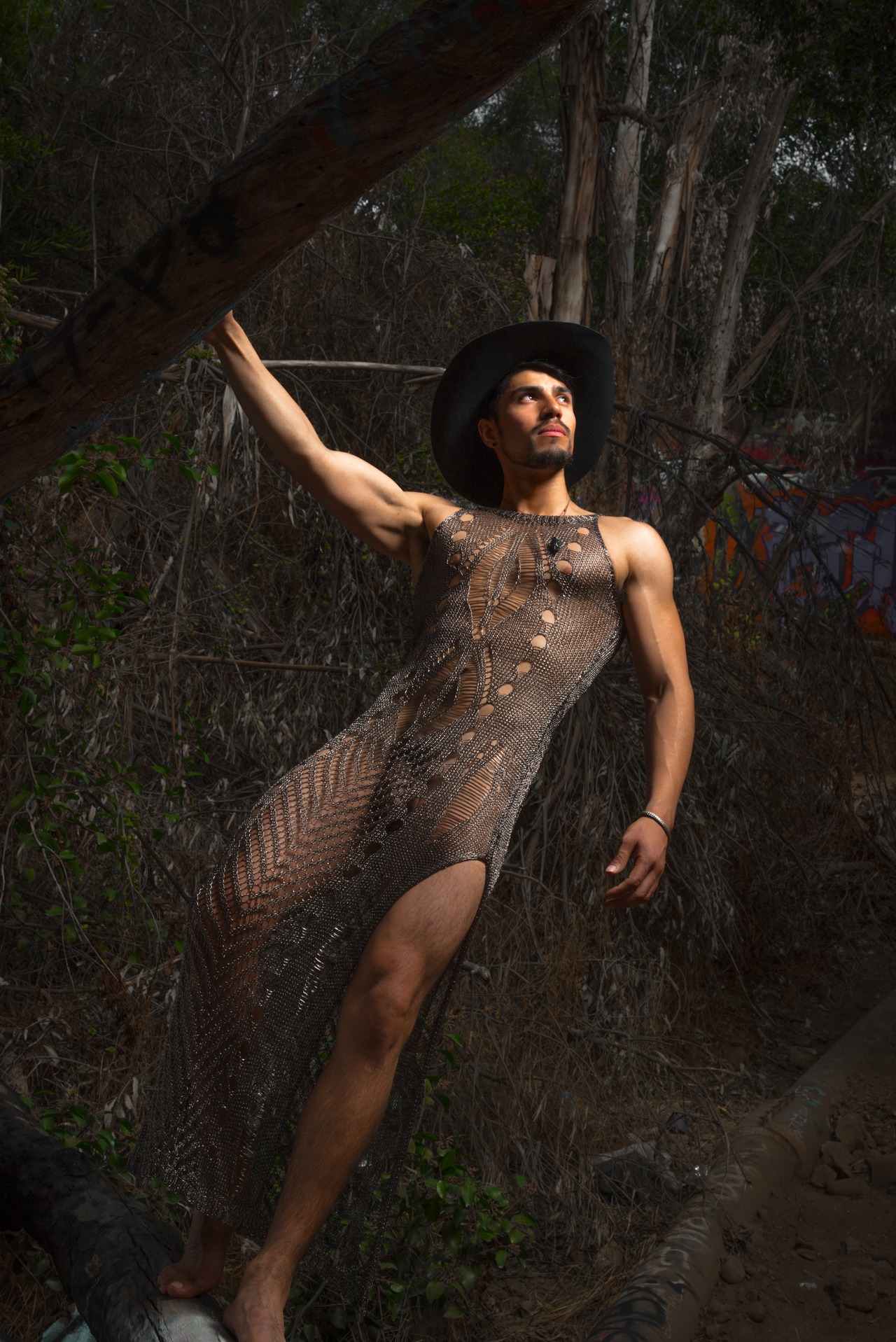 ohthentic:  sportypantyhose:  hardtothetouch:Jose at the abandoned ranch Mhh!  Oh