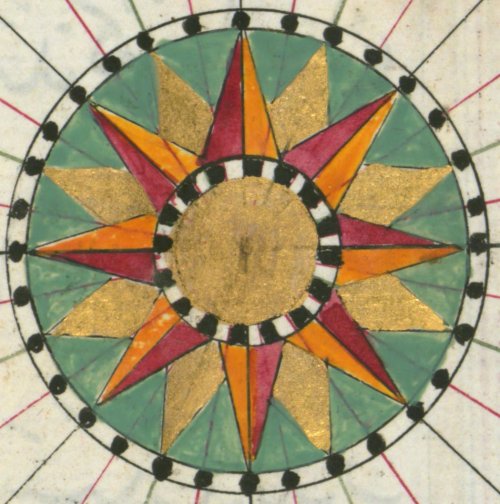 sexycodicology:Detail from Book on Navigation W.658 fol. 362b Island of Skyros by Walters Art Museum