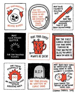 gemmacorrell:Modern CursesPre-order my book of comics, The Worrier’s Guide to Life