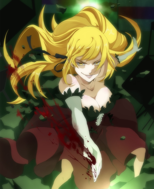 shinobukaka:    I was tagged by  @deadecchi for 4 favorite characters.  1. Kiss