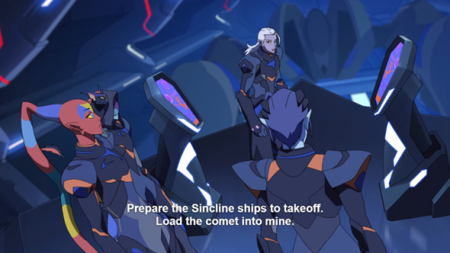 lotornetwork:So has anyone else noticed that Lotor called his ships the “sincline” shipsSincline. As